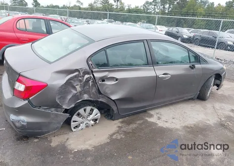 2012 Honda Civic Lx из США, поврежденный, VIN 2HGFB2E5XCH514315